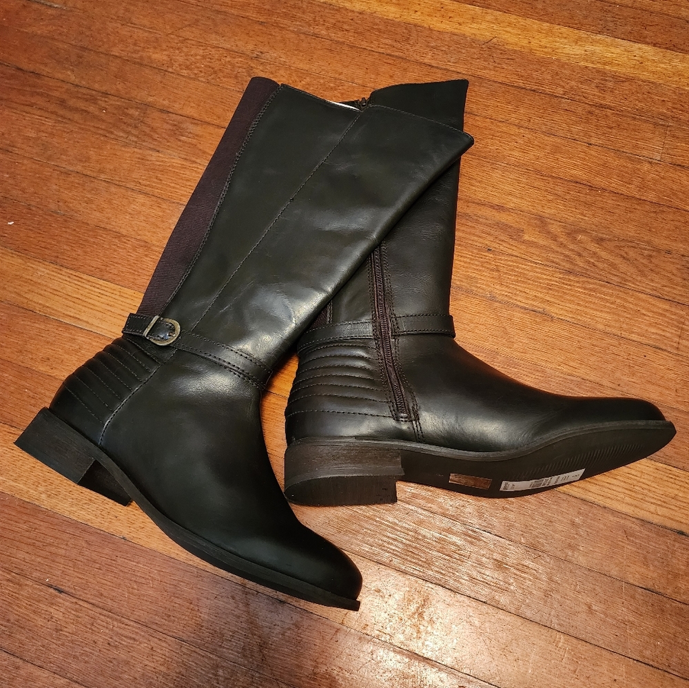 Women's Zip-up Long Boots, Brand New UK Size 8 (US 10/10.5)